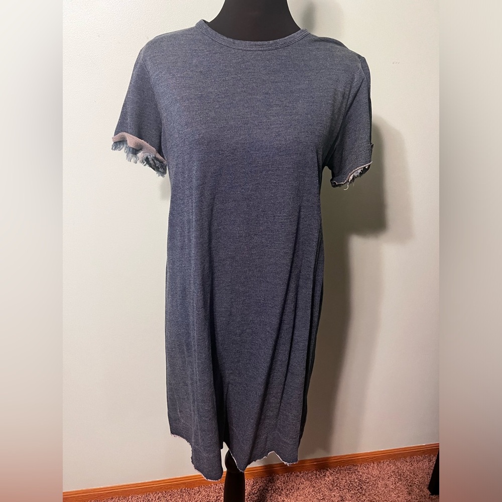 Chelsea & Violet T-shirt Dress with bottom ruffle layer. Medium. NWT!